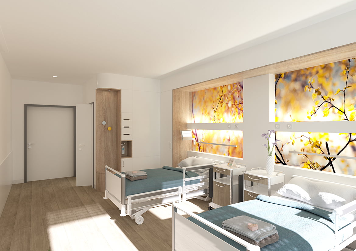 Render habitación doble 2do piso
