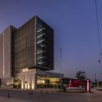 Aproximación sur al Hospital Faro del Mayab