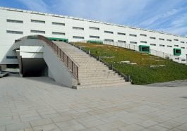 Vista exterior en la llegada al Hospital de Rancagua