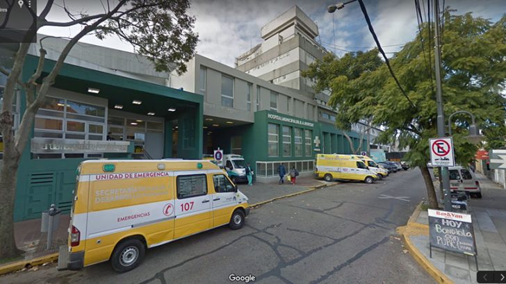 Acceso actual a la Guardia sobre la Avenida San Martín