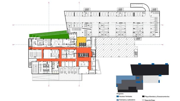 Planta del Primer Subsuelo