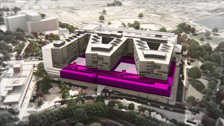 Estudios volumétricos con las sucesivas fases de construcción
