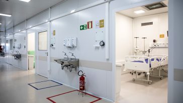 Centro Hospitalar Covid 19 - INI/Fiocruz: vista general, fachada, internación y enfermería (Fotos: Leonardo Oliveira)