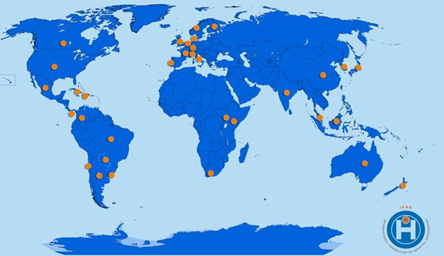 Asociaciones Nacionales de IFHE en el mundo