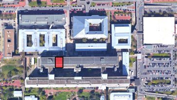 Instituto de Neurorradilogía: ubicación en una imagen satelital