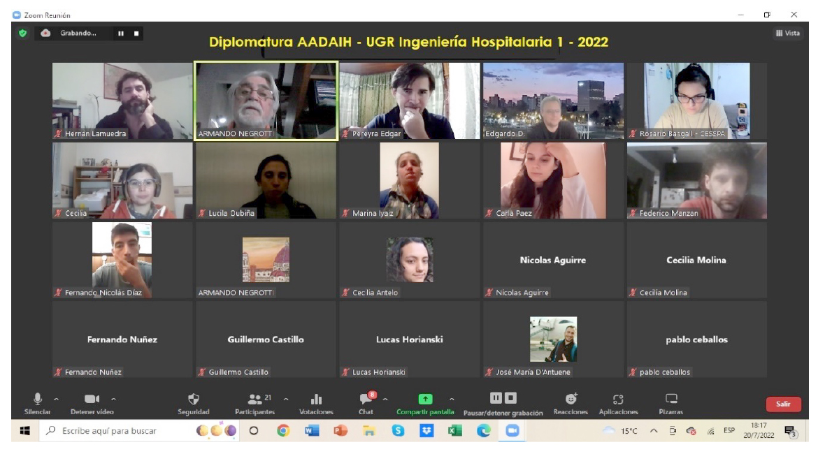 Diplomatura en Ingeniería Hospitalaria 1 – 2022