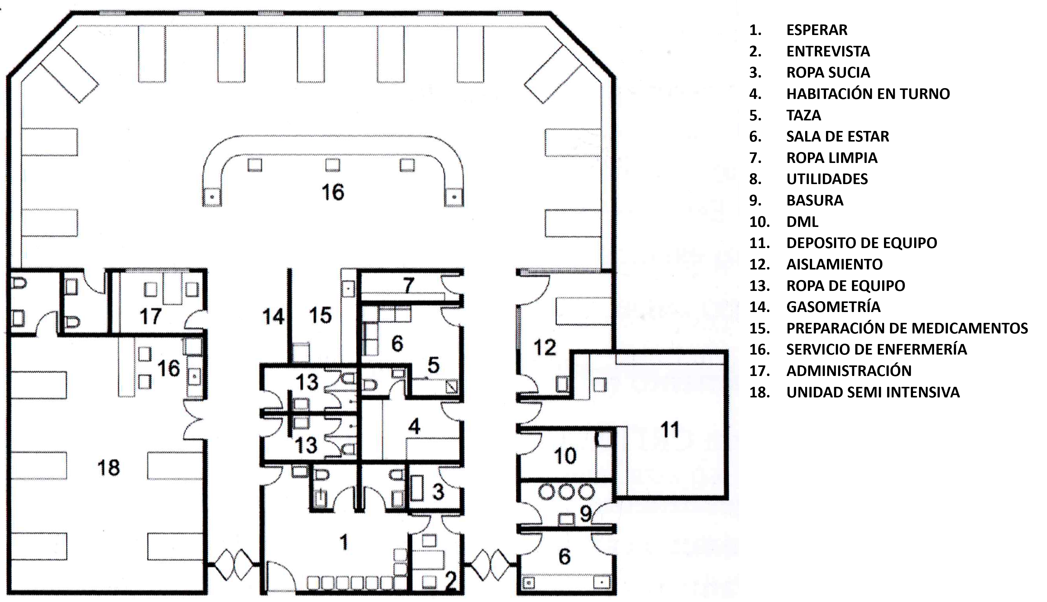 Figura 1. Unidad de Cuidados Intensivos (UCI) – Hospital Adão Pereira Nunes- Duque de Caxias – RJ – Arquitectos Luiz Carlos de Toledo y Mario Ferrer (04)