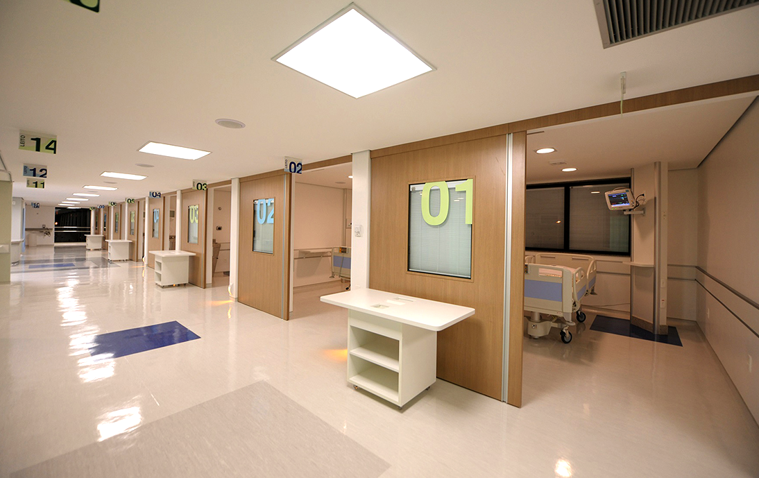 Figura 4. Unidad de Cuidados Intensivos (UCI) – Centro Oncológico Monte Sinaí – Juiz de Fora - MG