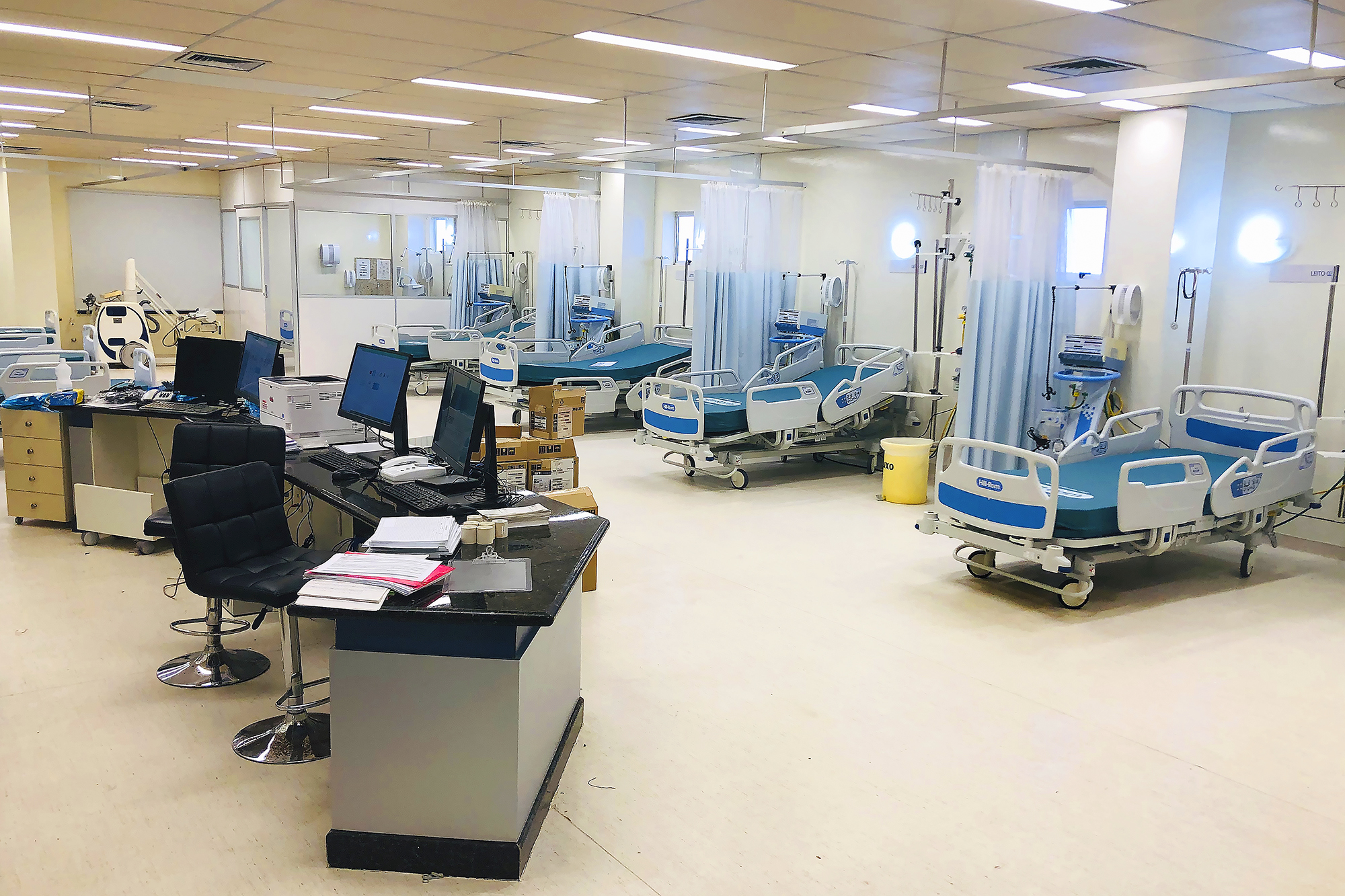 Figura 6. Unidad de Cuidados Intensivos (UCI) - Hospital Estadual Leonardo da Vinci – Fortaleza – CE (20)