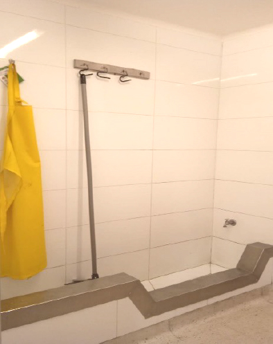 Figura 3.  Pileta de limpieza diseñada con aportes del personal operativo de aseo y limpieza.