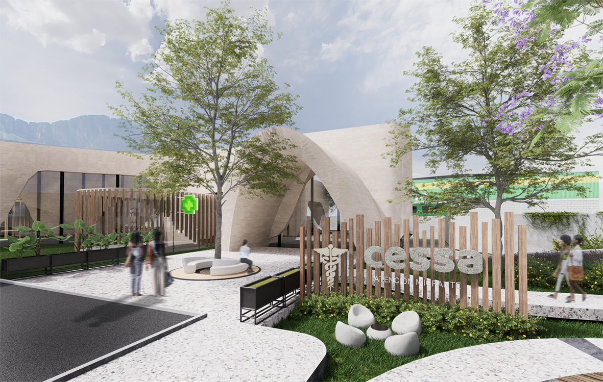 Imagen del ingreso a la casa