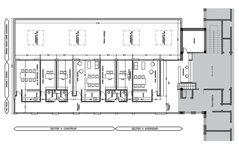 Planta de Arquitectura. Proyecto Primera Etapa
