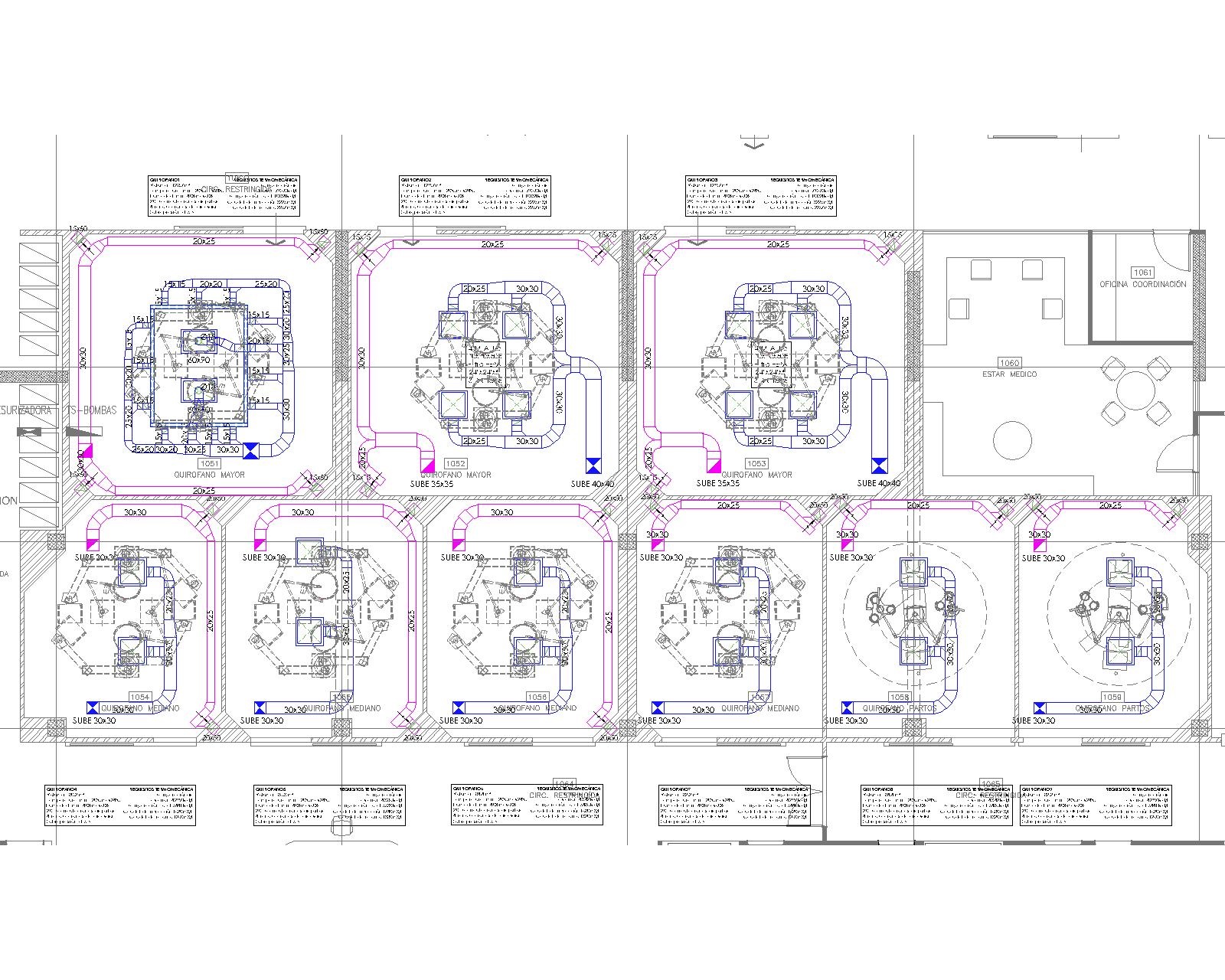 Tendido de conductos de inyección y extracción