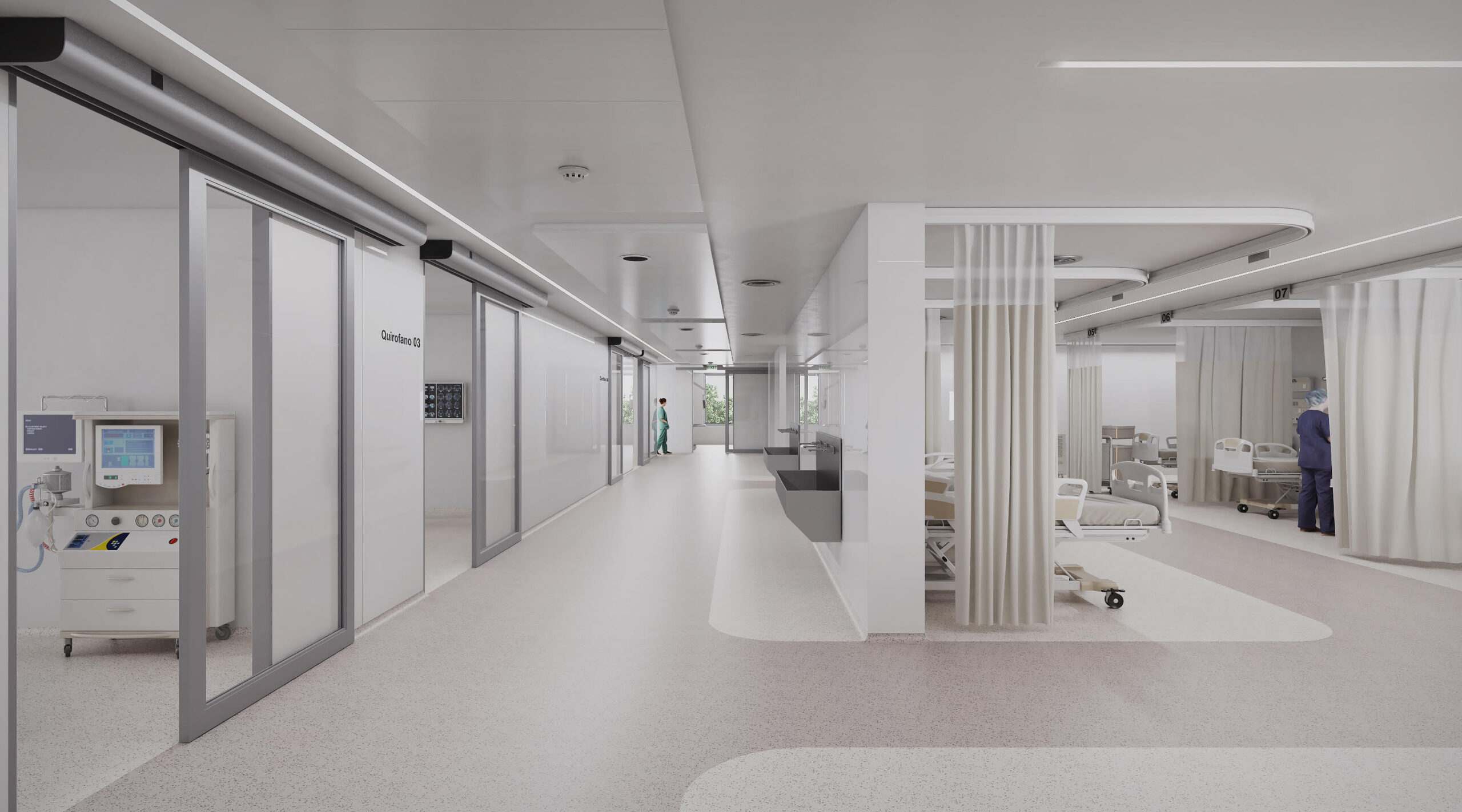 3D interior bloque quirúrgico