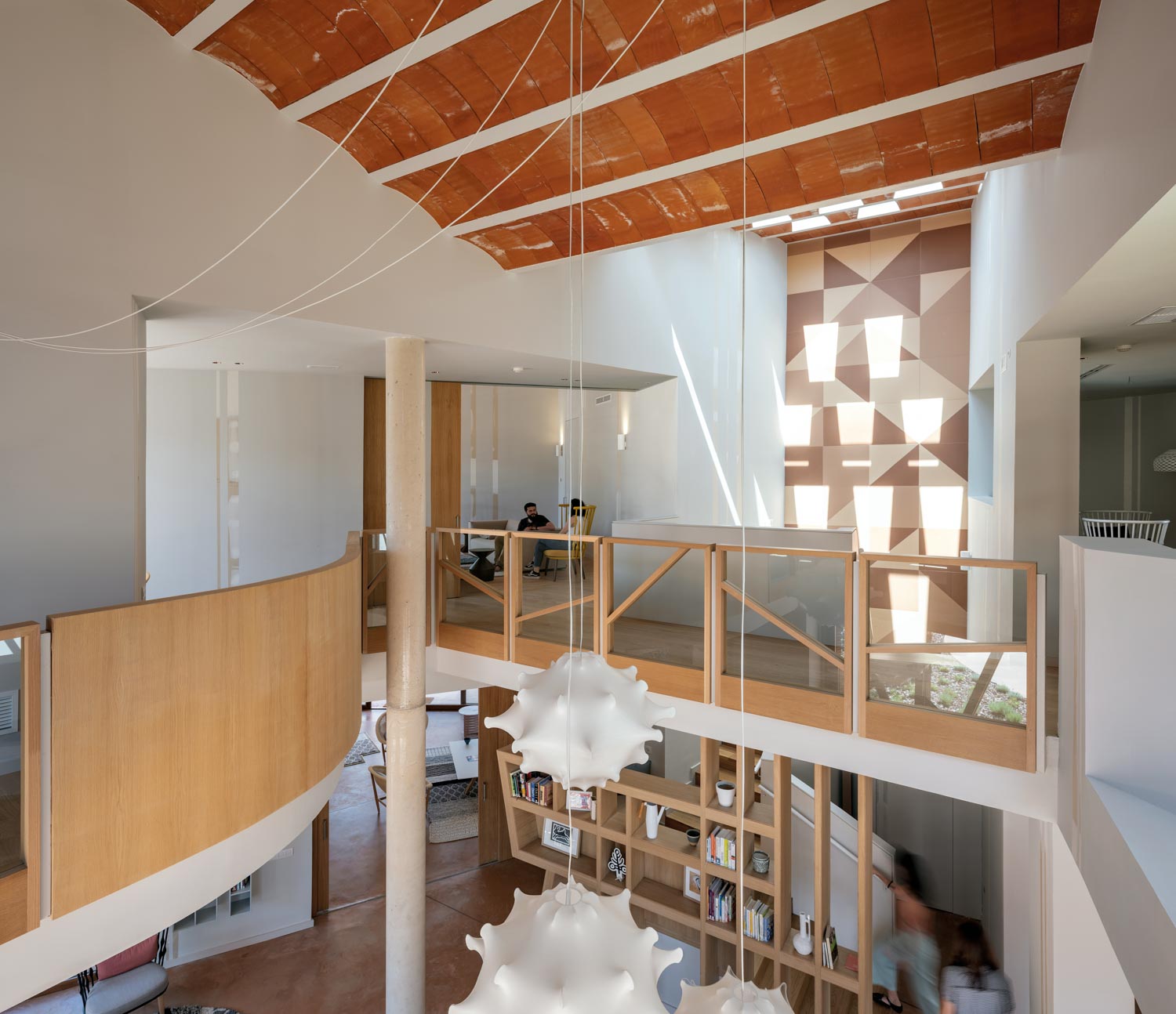 Uno de los sector del interior