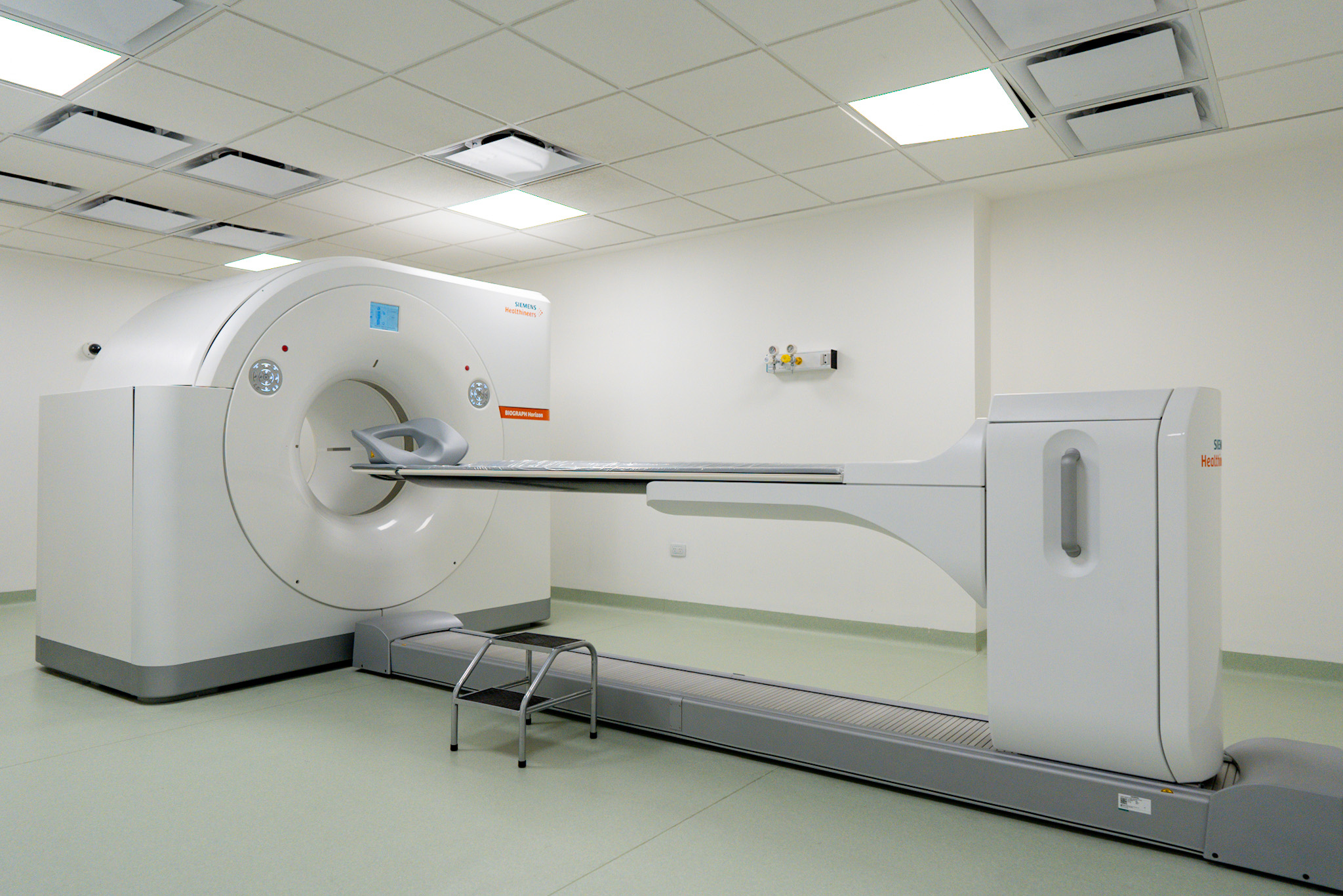 Sala de PET, Tomografía por Emisión de Positrones.