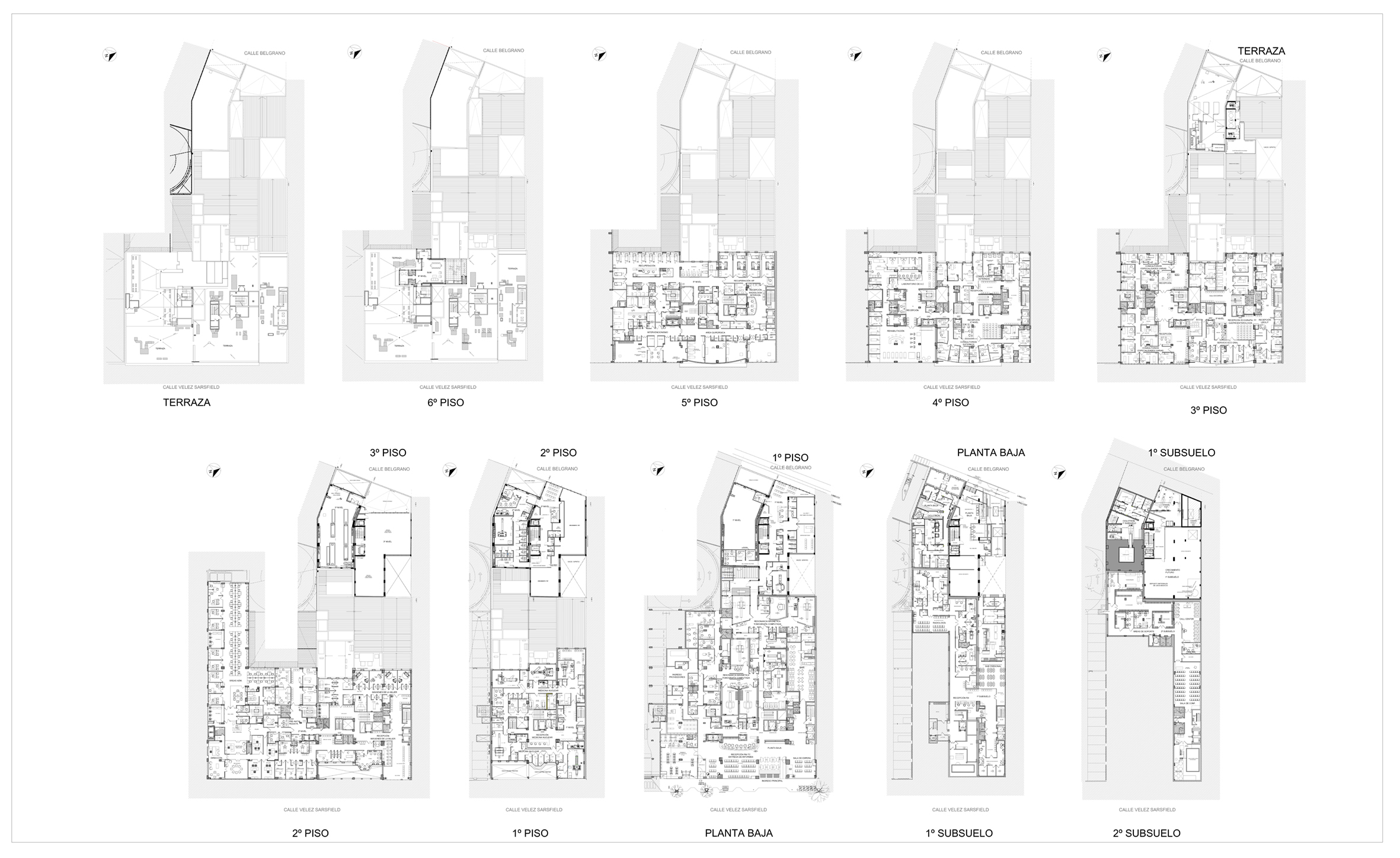 Plantas del conjunto.