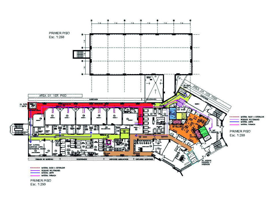 IMAGEN 7- Centro Quirúrgico Central-existente- relación edificio nuevo