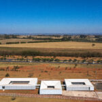 Foto aérea de la obra. Fotografía: Leonardo Finotti.