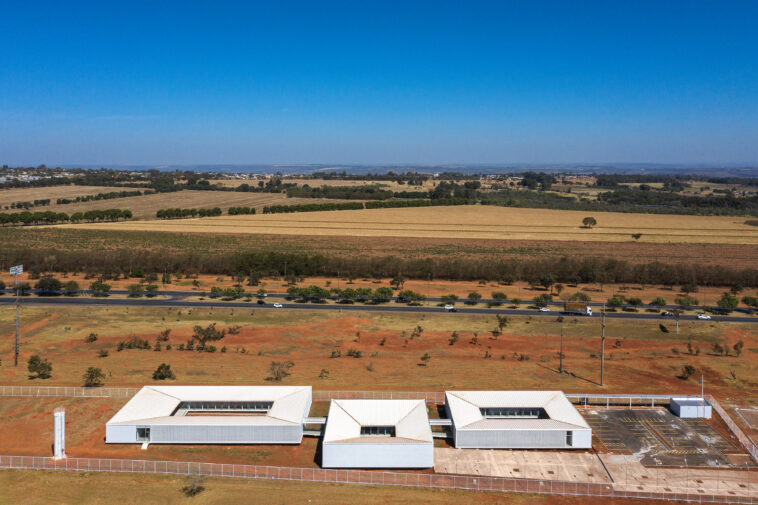 Foto aérea de la obra. Fotografía: Leonardo Finotti.